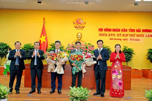 HĐND tỉnh Hải Dương bầu bổ sung 2 Ủy viên UBND tỉnh