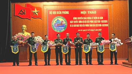 Khai mạc Hội thao bóng chuyền tại Bộ đội Biên phòng tỉnh Lào Cai