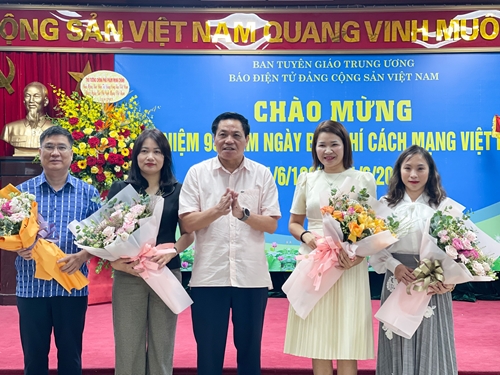 Báo điện tử Đảng Cộng sản Việt Nam tổ chức Lễ kỷ niệm 98 năm Ngày Báo chí Cách mạng Việt Nam