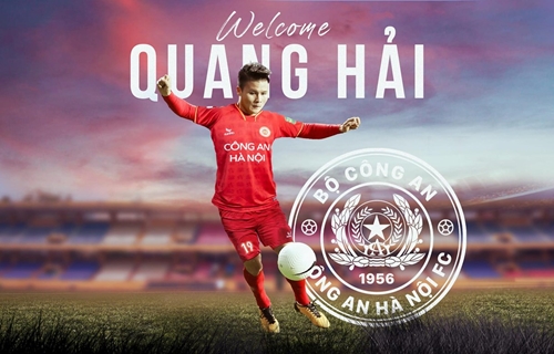 Quang Hải chính thức gia nhập Câu lạc bộ Công an Hà Nội