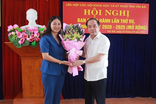 Bà Đoàn Thị Thanh Tâm làm Phó Chủ tịch Liên hiệp Hội tỉnh Yên Bái