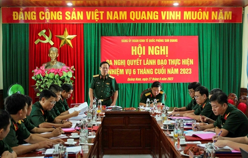 Xây dựng Đảng ủy Đoàn kinh tế quốc phòng Tam Quang vững mạnh toàn diện