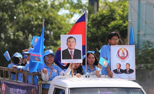 Bầu cử Campuchia Chiến dịch vận động tranh cử khởi động thông suốt