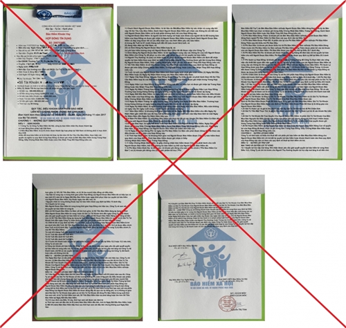 Cảnh báo việc giả mạo con dấu, chữ ký của lãnh đạo BHXH Hà Nội