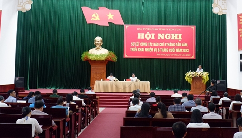 Kon Tum Tổ chức Hội nghị sơ kết công tác báo chí 6 tháng đầu năm