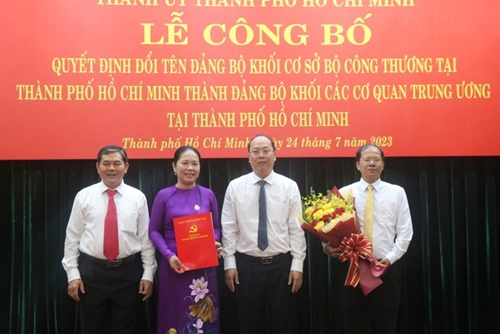TP Hồ Chí Minh có Đảng bộ Khối các cơ quan Trung ương