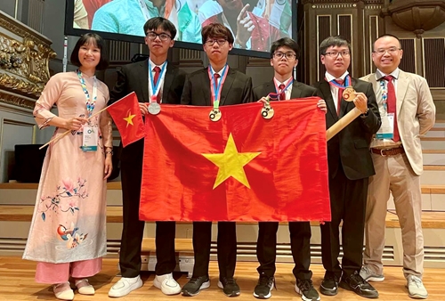 Việt Nam xếp thứ 3 toàn đoàn tại Olympic Hóa học quốc tế 2023