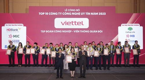 Viettel 6 năm liên tiếp là đơn vị công nghệ thông tin - viễn thông uy tín nhất Việt Nam