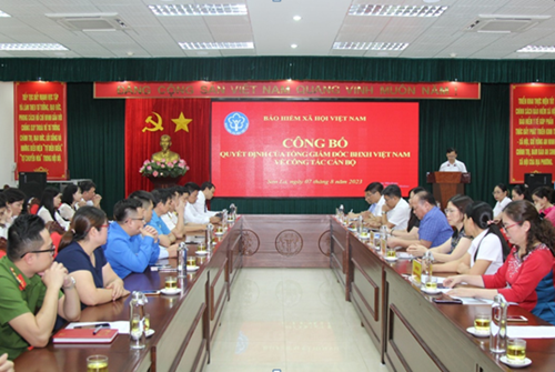 Công bố Quyết định bổ nhiệm Phó Giám đốc BHXH tỉnh Sơn La