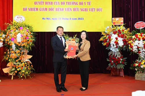 Bổ nhiệm TS BS Dương Đức Hùng làm Giám đốc Bệnh viện Hữu nghị Việt-Đức