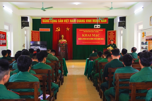 BĐBP Thừa Thiên Huế khai mạc huấn luyện dự bị động viên năm 2023