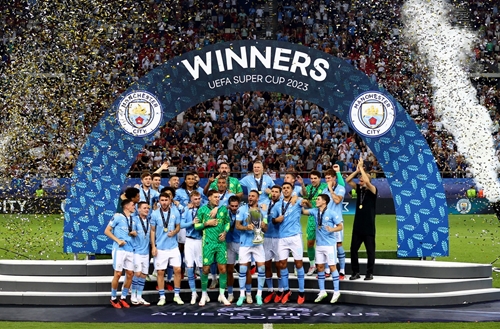 Man City lần đầu tiên giành siêu cúp Châu Âu