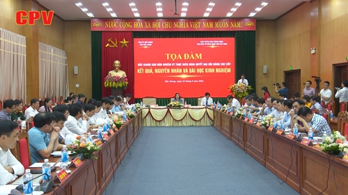 Tọa đàm Bắc Giang sau nửa nhiệm kỳ thực hiện nghị quyết đại hội Đảng các cấp  Phần 2