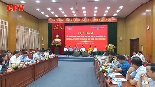 Tọa đàm Bắc Giang sau nửa nhiệm kỳ thực hiện nghị quyết đại hội Đảng các cấp  Phần 3