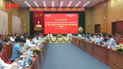 Bắc Giang tiếp tục nỗ lực thực hiện nghị quyết đại hội Đảng các cấp