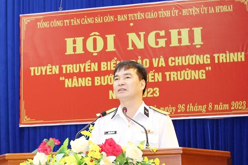 Tổng Công ty Tân Cảng Sài Gòn tuyên tuyên biển, đảo tại huyện Ia H’Drai, Kon Tum