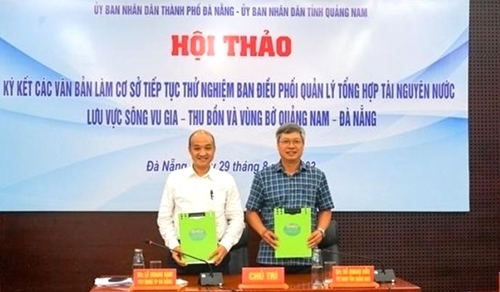 Quảng Nam và Đà Nẵng phối hợp quản lý tài nguyên nước