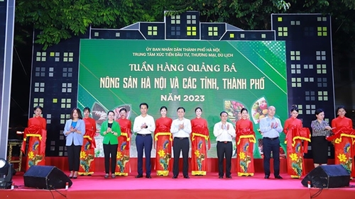Khai mạc “Tuần hàng quảng bá nông sản Hà Nội và các tỉnh, thành phố năm 2023”
