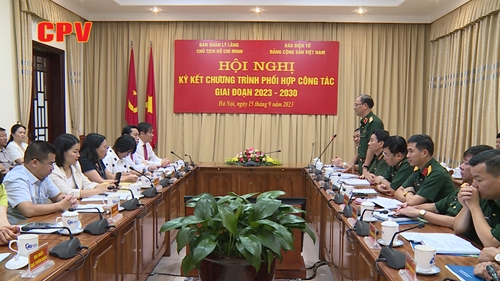 Tăng cường phối hợp công tác giữa Báo điện tử Đảng Cộng sản Việt Nam và Ban Quản lý Lăng Chủ tịch Hồ Chí Minh