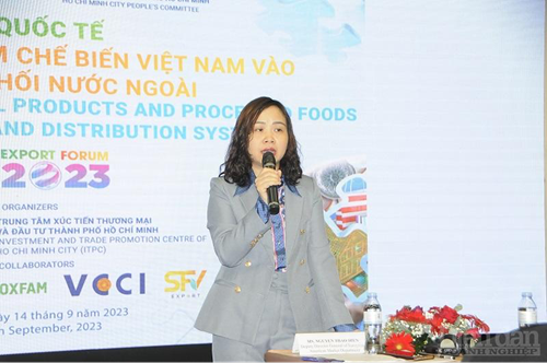 Đưa nông sản, thực phẩm chế biến Việt Nam vào hệ thống phân phối nước ngoài