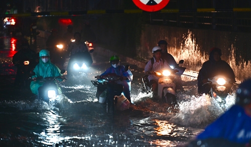 Thành phố Hồ Chí Minh Mưa lớn gây ngập nặng