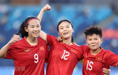 ASIAD 19 Đội tuyển bóng đá nữ Việt Nam thắng đậm Bangladesh