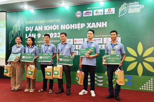 37 Dự án tranh tài vòng bán kết Cuộc thi Dự án Khởi nghiệp xanh lần 9 – 2023 tại Hà Nội