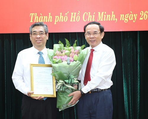 Đồng chí Nguyễn Phước Lộc giữ chức Phó Bí thư Thành ủy TP Hồ Chí Minh