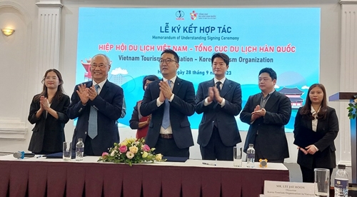 Ký kết hợp tác thúc đẩy du lịch Việt Nam - Hàn Quốc