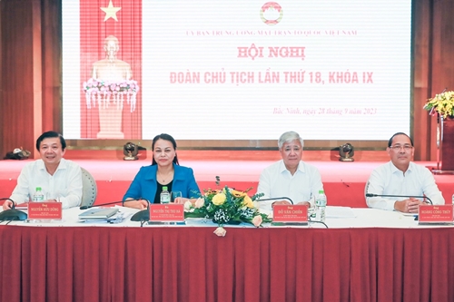 Hội nghị Đoàn Chủ tịch Ủy ban Trung ương MTTQ Việt Nam lần thứ 18