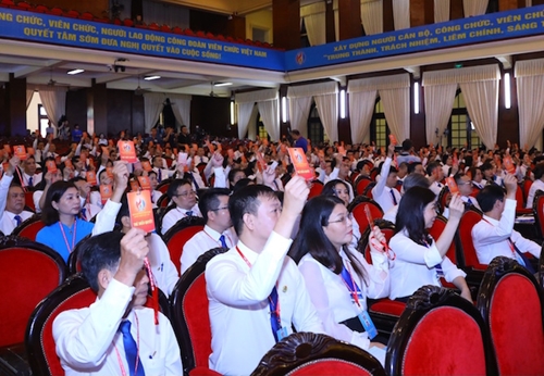 Đại hội Công đoàn Viên chức Việt Nam lần thứ VI đề ra 3 khâu đột phá