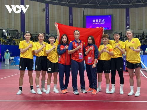 Đội tuyển Việt Nam giành Huy chương Vàng cầu mây ASIAD 19