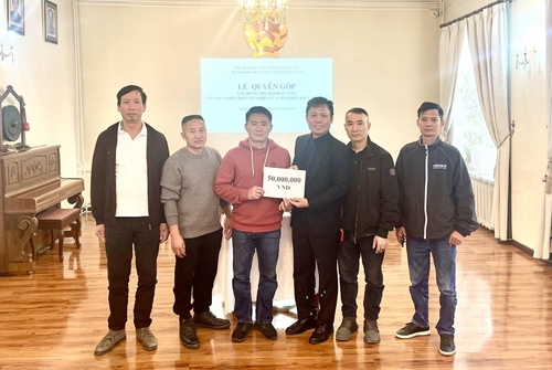 Tấm lòng của Hội doanh nhân Việt Nam tại Mông Cổ hướng về Tổ quốc