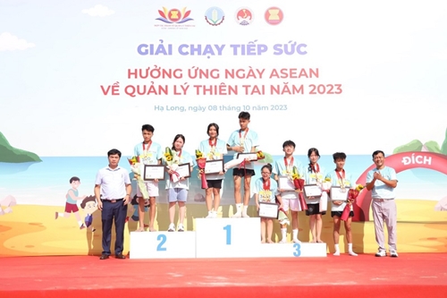 Giải chạy “Tiếp sức hưởng ứng ngày ASEAN về quản lý thiên tai” năm 2023