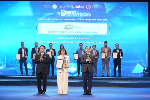 Sản phẩm Made by FPT được vinh danh tại Giải thưởng chuyển đổi số Việt Nam