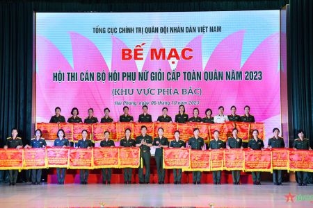 Phụ nữ Bộ Tư lệnh Bảo vệ Lăng Chủ tịch Hồ Chí Minh hoàn thành xuất sắc trong Hội thi cán bộ Hội Phụ nữ cấp toàn quân khu vực phía Bắc năm 2023