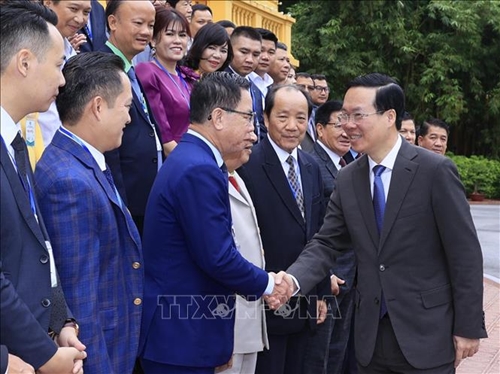 Chủ tịch nước gặp mặt đại biểu Tổng hội Nông nghiệp và Phát triển nông thôn Việt Nam