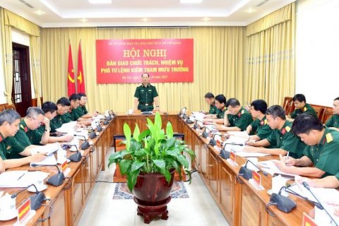 Bàn giao chức trách, nhiệm vụ Phó Tư lệnh kiêm Tham mưu trưởng Bộ Tư lệnh Bảo vệ Lăng Chủ tịch Hồ Chí Minh