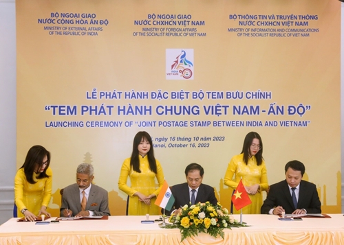 Phát hành đặc biệt bộ tem “Tem phát hành chung Việt Nam - Ấn Độ”