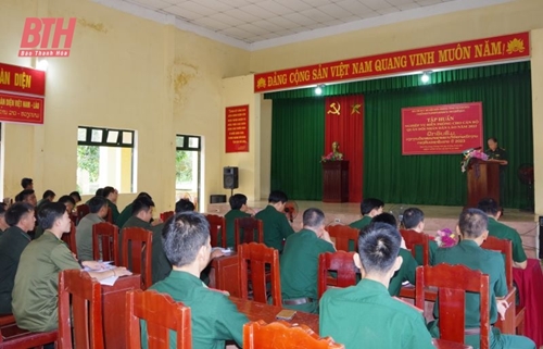 Thanh Hóa Nâng cao nghiệp vụ biên phòng cho cán bộ Quân đội Nhân dân Lào