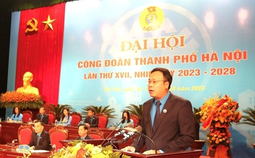 Đồng chí Phạm Quang Thanh tái đắc cử Chủ tịch Liên đoàn Lao động TP Hà Nội