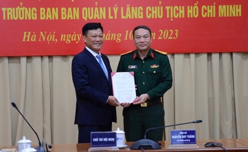 Đại tá Phạm Hải Trung được bổ nhiệm giữ chức vụ Trưởng Ban Quản lý Lăng Chủ tịch Hồ Chí Minh