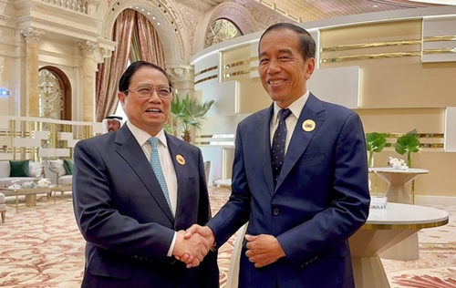 Thủ tướng tiếp xúc song phương với lãnh đạo các nước ASEAN