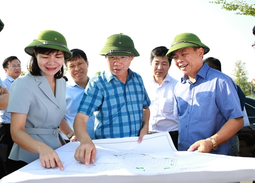 Kiểm tra việc triển khai dự án khu đô thị, khu dân cư tại huyện Lạng Giang