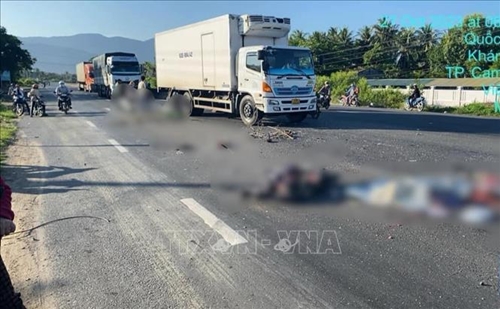 Tai nạn giao thông liên hoàn ở Cam Ranh, 3 người tử vong