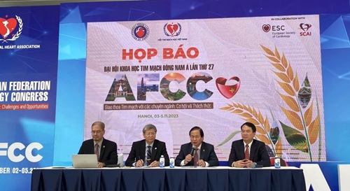 Việt Nam đăng cai tổ chức Đại hội khoa học tim mạch Đông Nam Á lần thứ 27