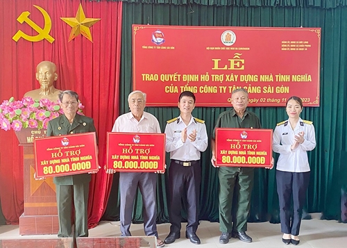 Tổng công ty Tân Cảng Sài Gòn hỗ trợ xây dựng nhà tình nghĩa tại Bắc Ninh