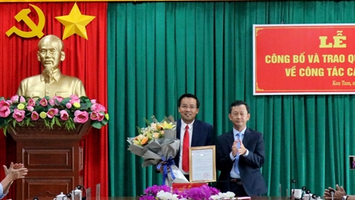 Chỉ định Chủ tịch UBND TP Kon Tum tham gia Ban Chấp hành Đảng bộ tỉnh
