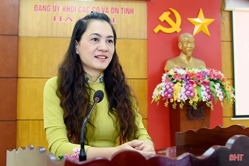 Hà Tĩnh có tân Phó Bí thư Đảng ủy Khối Các cơ quan và doanh nghiệp tỉnh