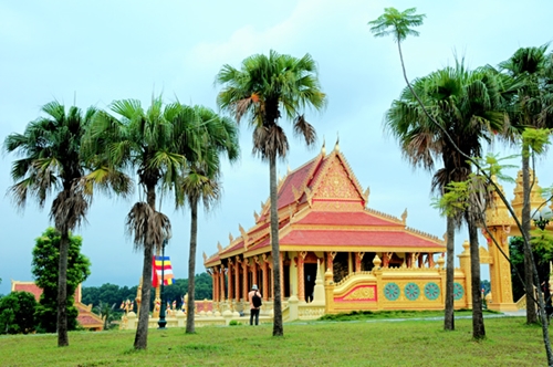 Vẻ đẹp kiến trúc chùa Khmer Nam Bộ